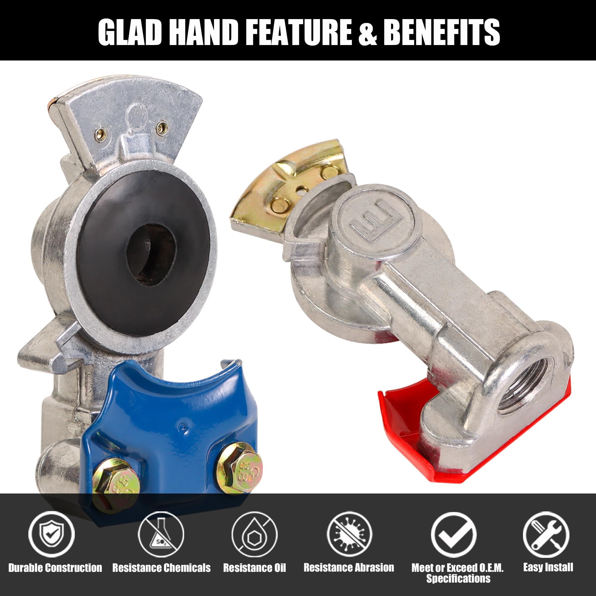 Amazon.com: Vitonsbay Gladhands Set with 4pcs Glad Hand Seals